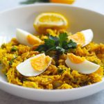 Kedgeree jeb rīsi ar lasi un olu